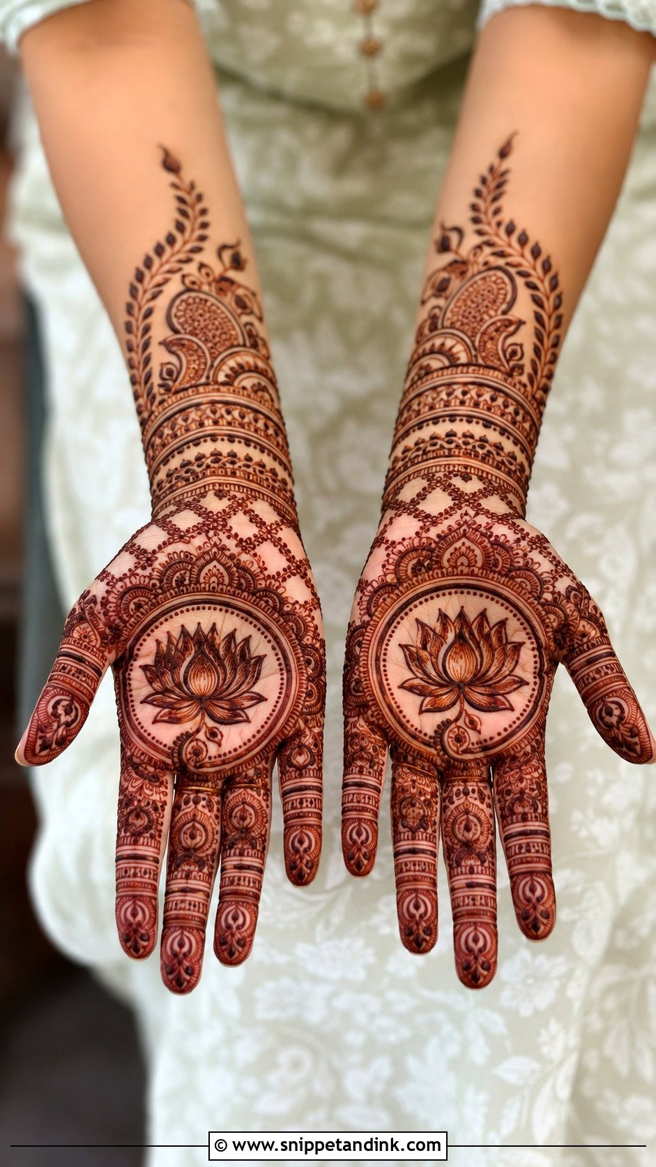 Lotus Mehndi Design - Snippet and Ink - 35 Mehndi Design Pictures Ideas