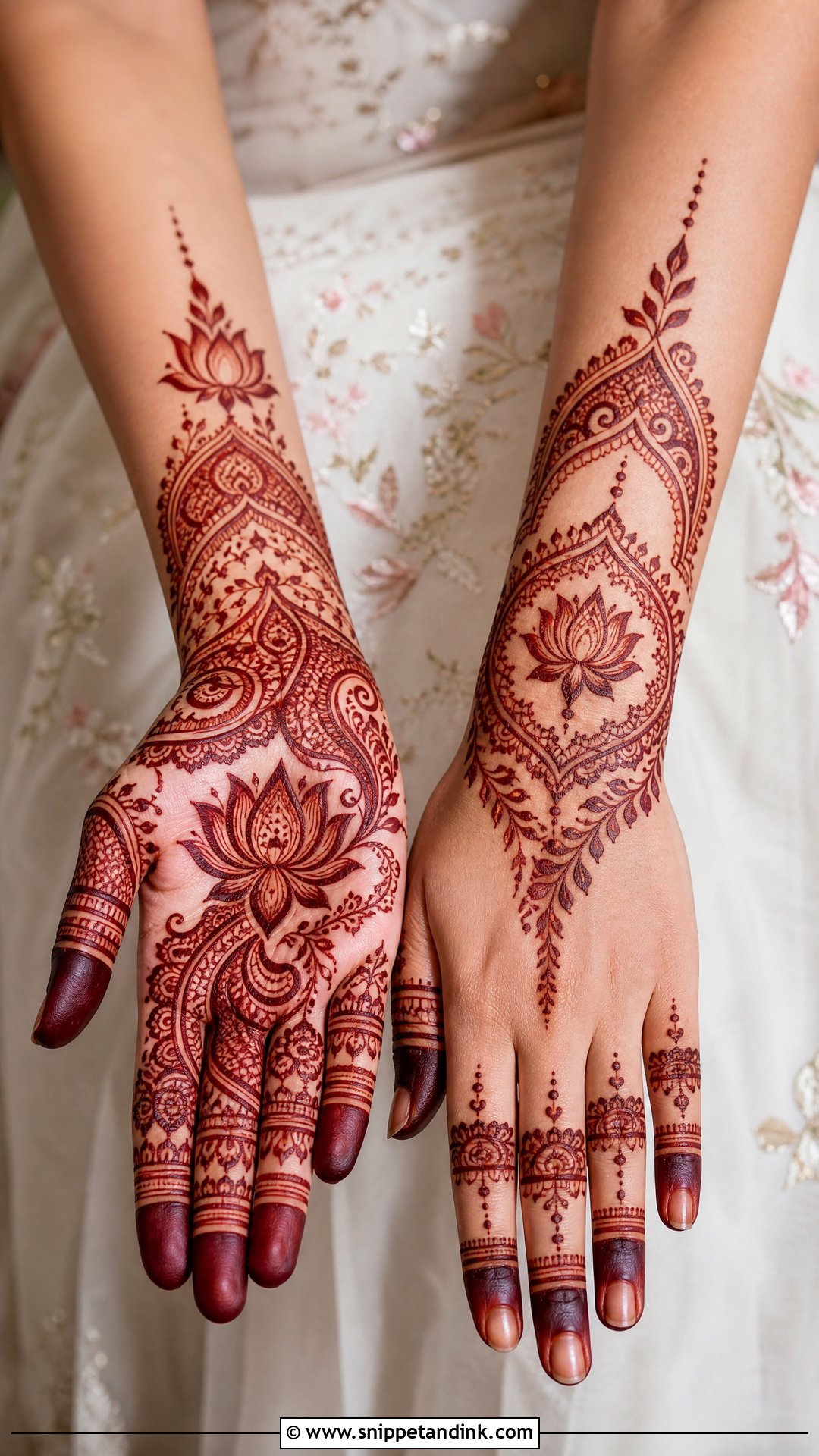 Lotus Mehndi Design For Bridesmaid - Snippet and Ink - 25 Mehndi Designs for Bridesmaid