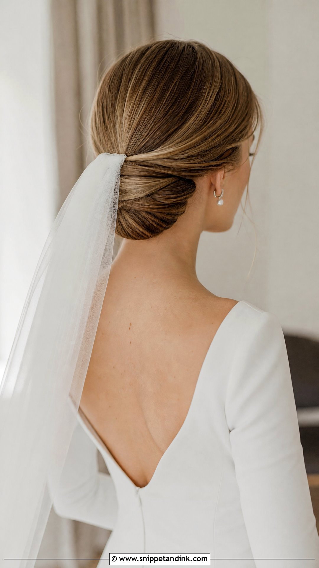 Low Bridal French Twist - Snippet and Ink - 15 Bridal Updo French Twist Ideas