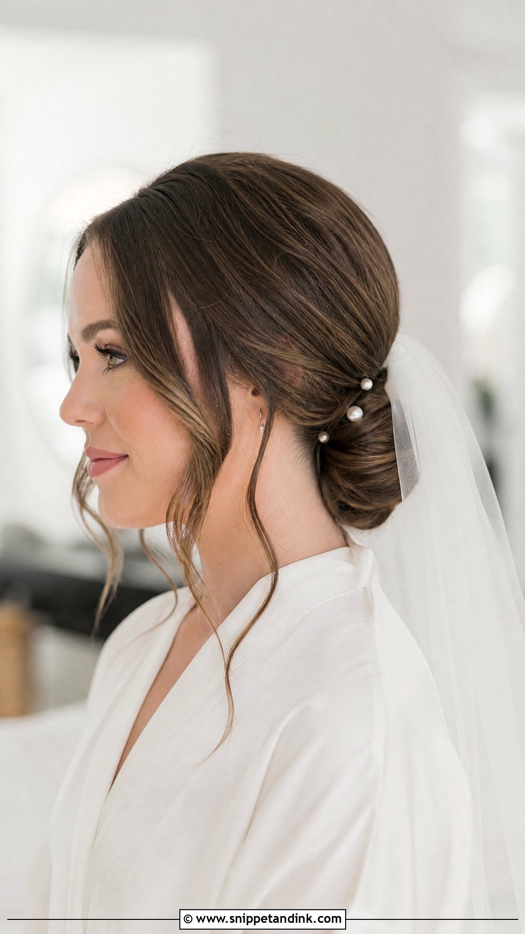 Low Bun Bridal Hairstyle Step By Step - Snippet and Ink - 15 Bridal Hairstyles Tutorial Step By Step
