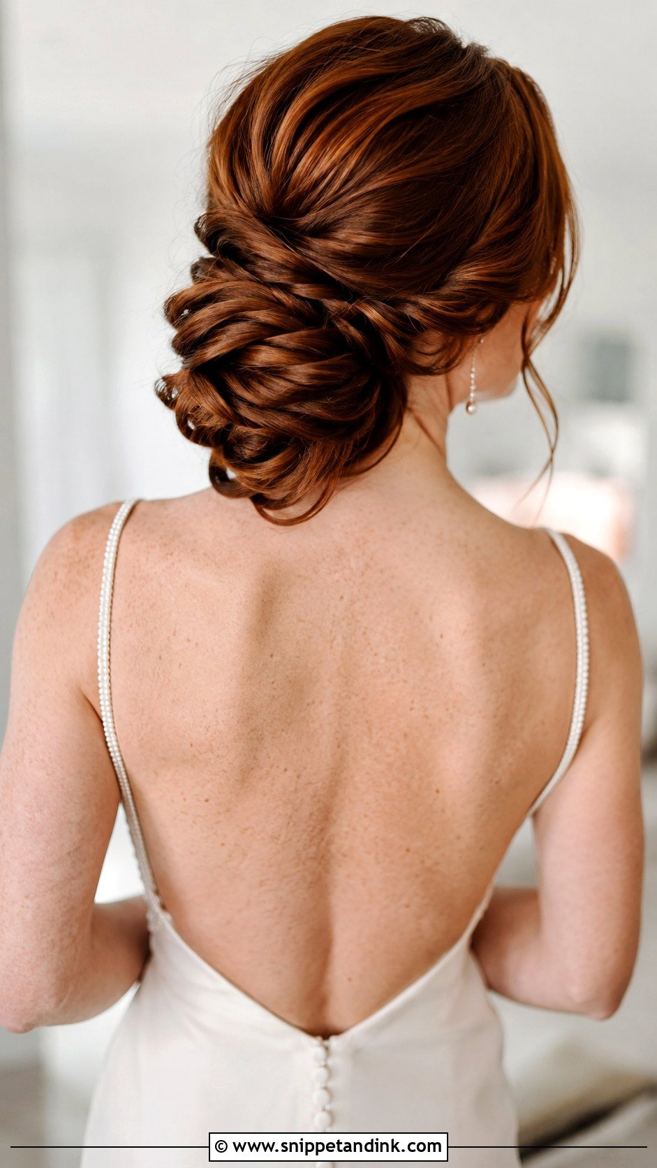 Low Bun Bride Hair For Long Hair - Snippet and Ink - 20 Low Bun Bride Hair Ideas