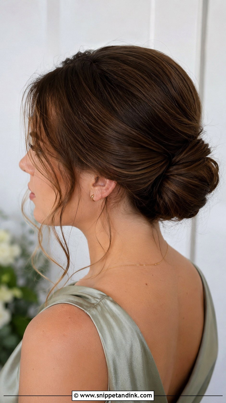 Low Bun Bridesmaid Hair - Snippet and Ink - 25 Hair for Wedding Bridesmaid Ideas
