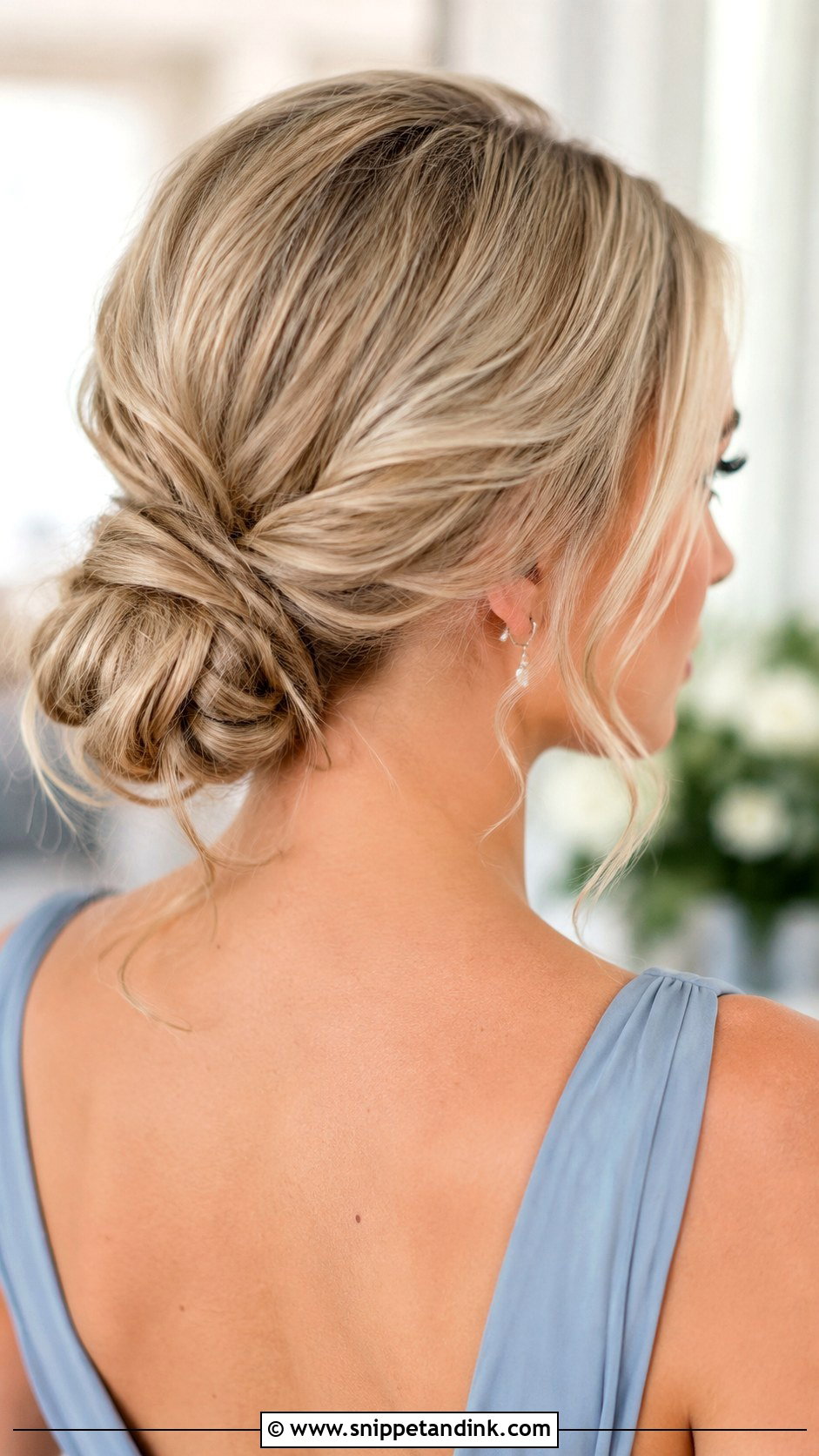 Low Bun Bridesmaid Hair For Thin Hair - Snippet and Ink - 20 Bridesmaid Hair Low Bun Ideas