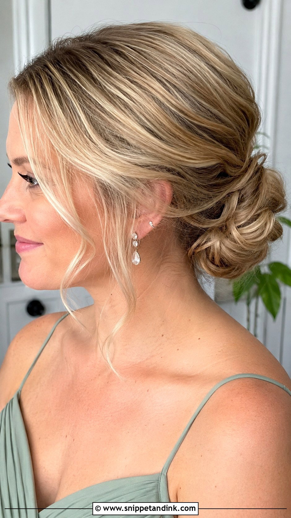 Low Bun Bridesmaid Hairstyle For Thinning Hair - Snippet and Ink - 20 Bridesmaid Hairstyles Thinning Hair