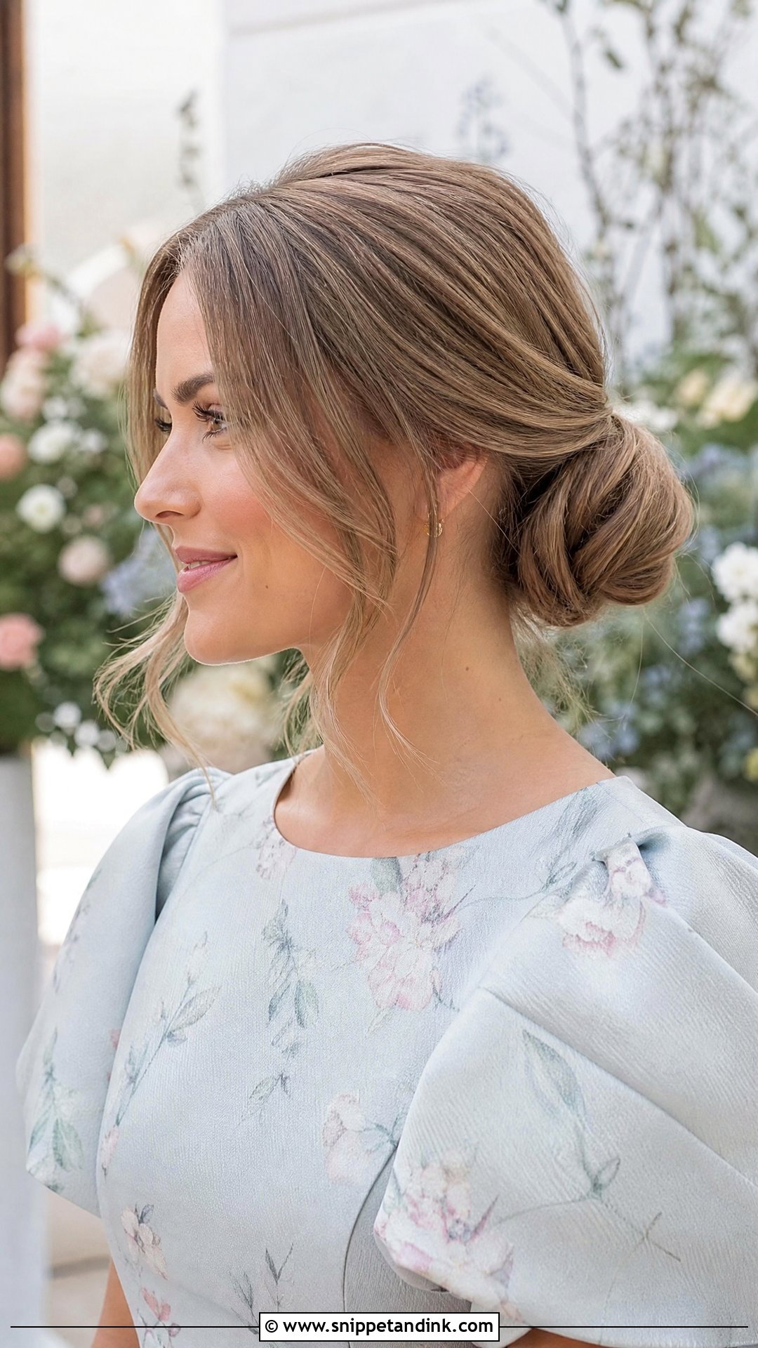 Low Bun Updo for Long Hair - Snippet and Ink - 20 Wedding Guest Updos for Long Hair