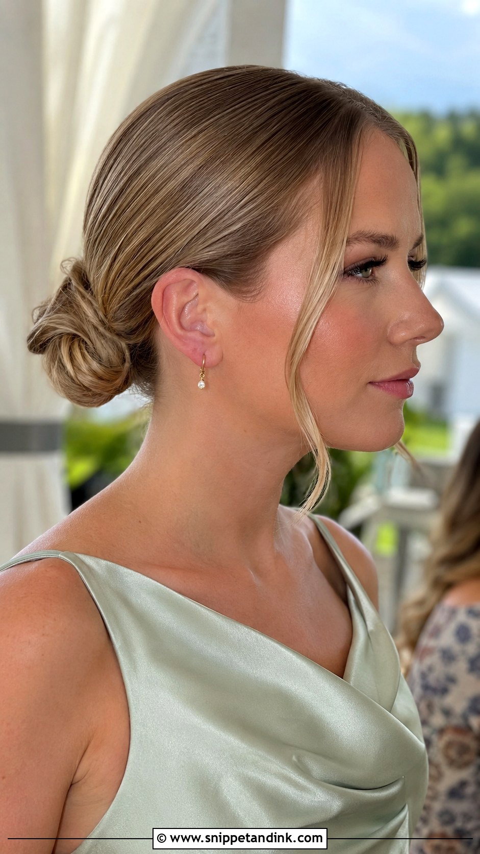 Low Bun Wedding Guest Hair - Snippet and Ink - 15 Hairstyles for Going to a Wedding