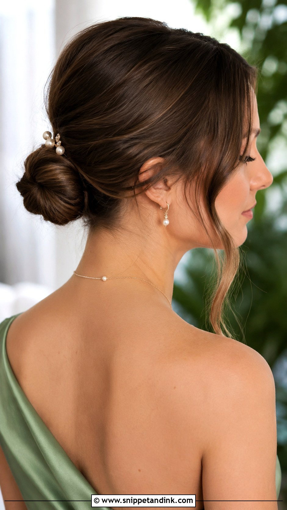 Low Bun Wedding Guest Hair - Snippet and Ink - 20 Hair Ideas for a Wedding Guest