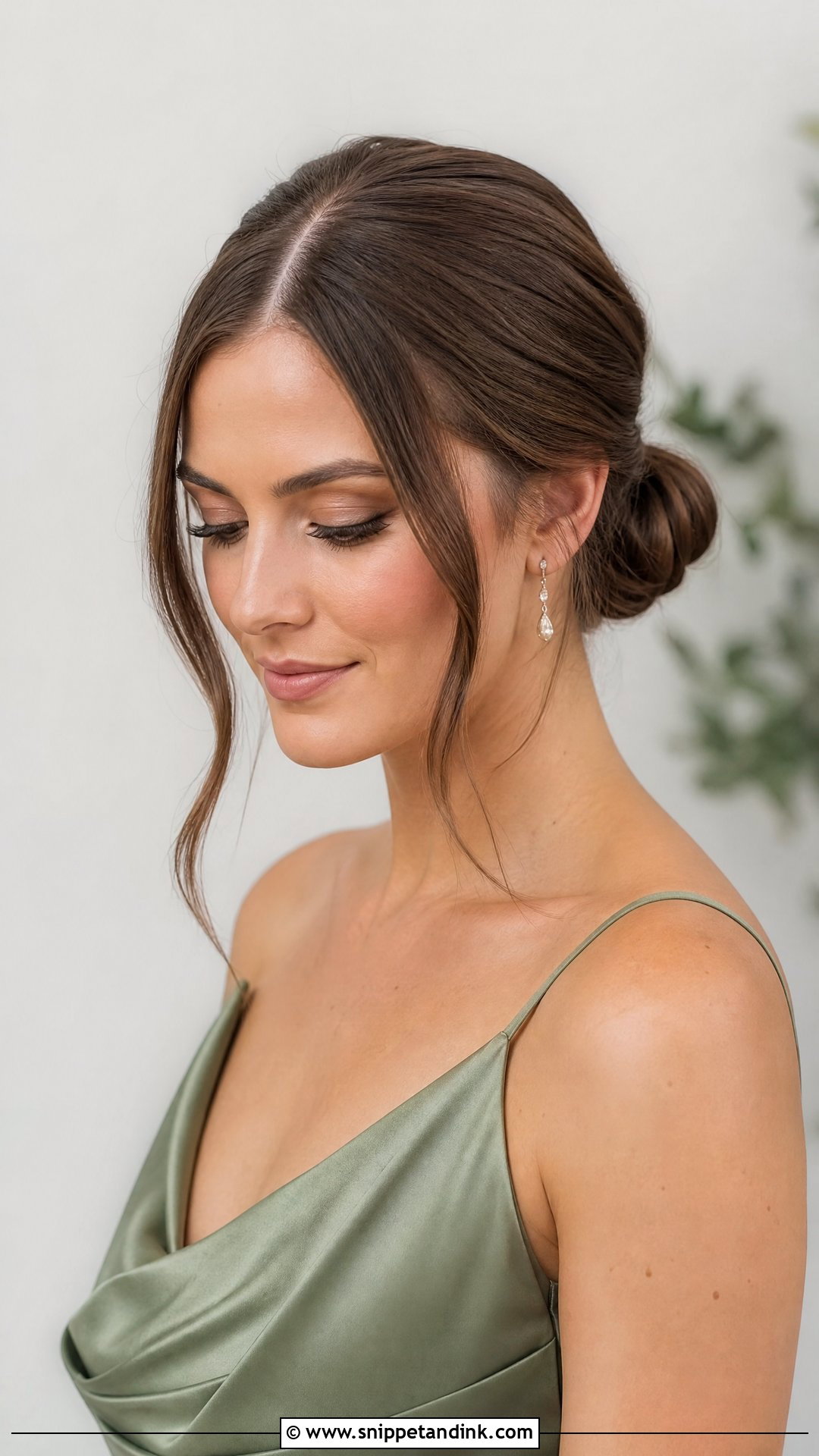 Low Bun Wedding Guest Hair - Snippet and Ink - 20 Simple Hair Do for Wedding Guest Ideas