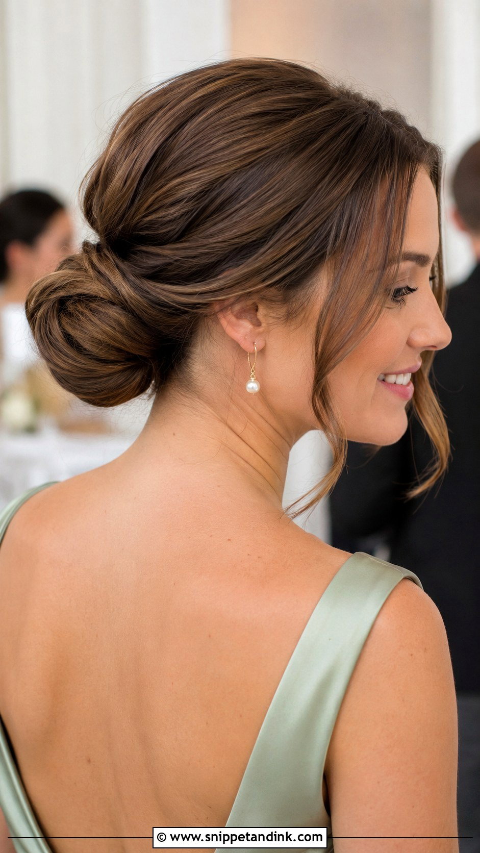 Low Bun Wedding Guest Hairstyle - Snippet and Ink - 15 Hairstyles As Wedding Guest