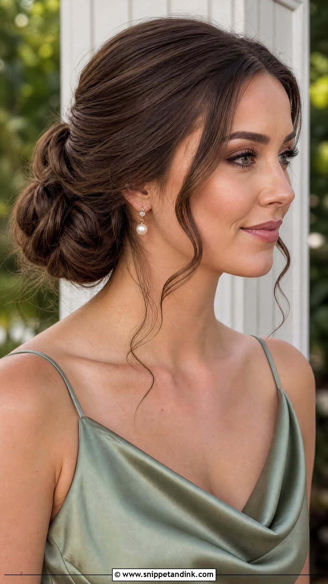 Low Bun Wedding Guest Hairstyle - Snippet and Ink - 15 Best Wedding Guest Hairstyles