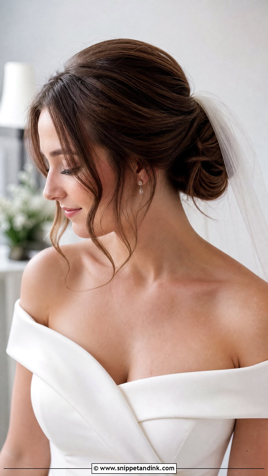 Low Bun Wedding Hair - Snippet and Ink - 15 Fun Wedding Hair Ideas