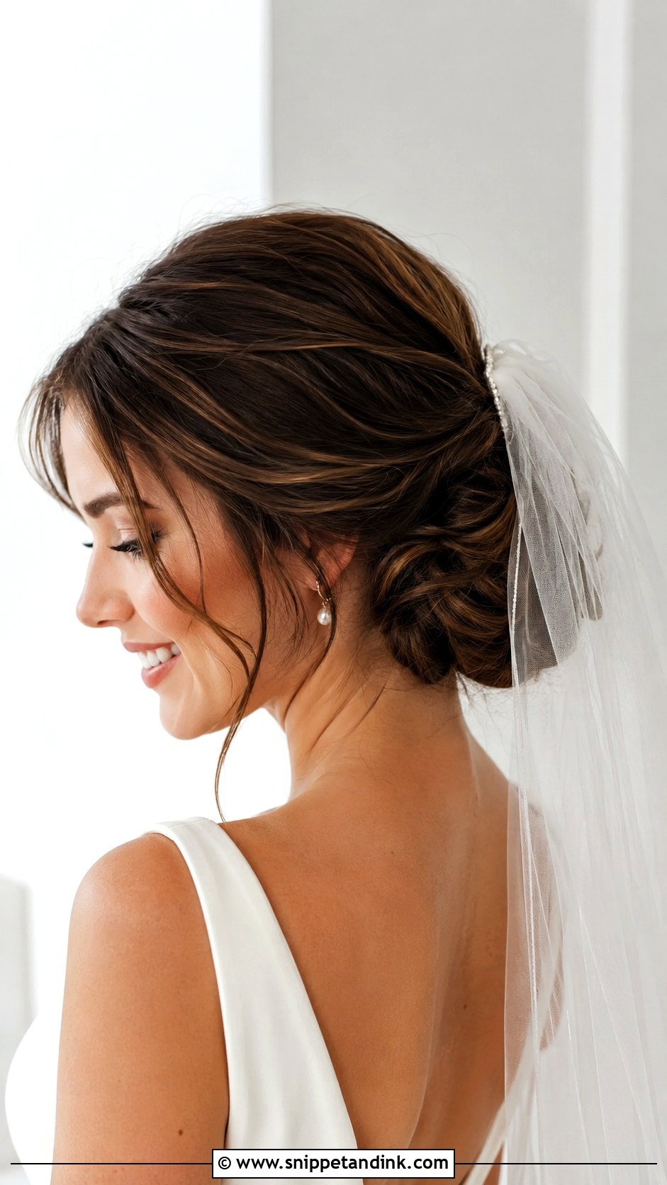Low Bun Wedding Hair - Snippet and Ink - 15 Hair Buns for Wedding