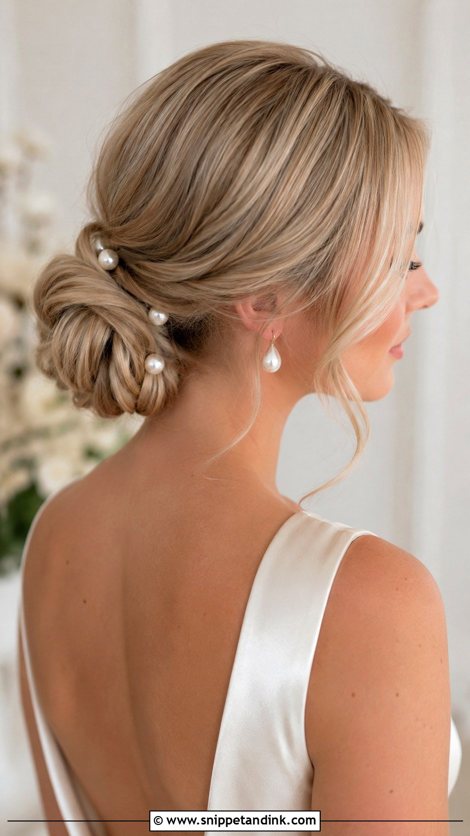 Low Bun Wedding Hair - Snippet and Ink - 15 Hair Styles Ideas for Wedding