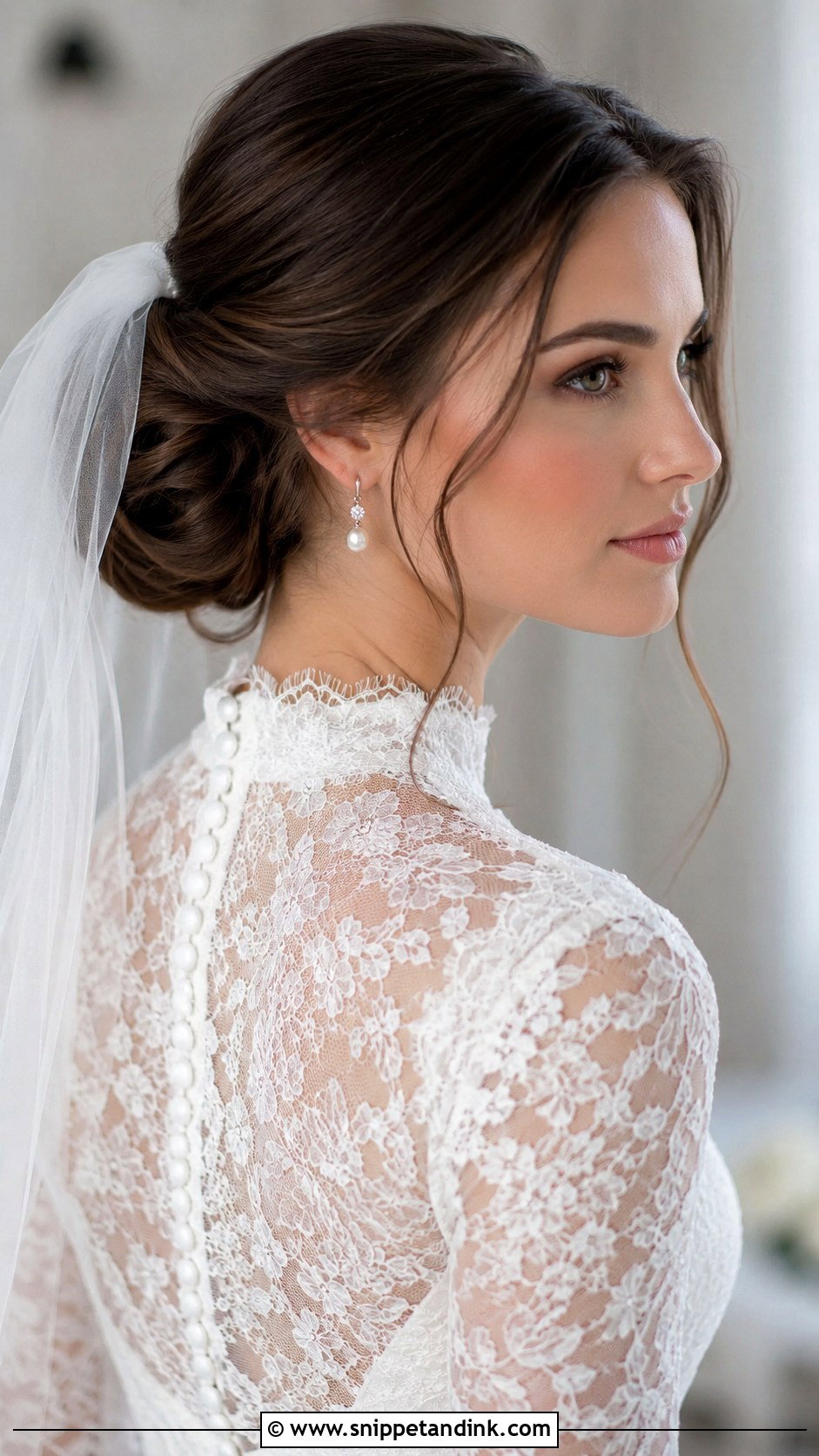 Low Bun Wedding Hair - Snippet and Ink - 15 Wedding Hair for Plus Size Brides