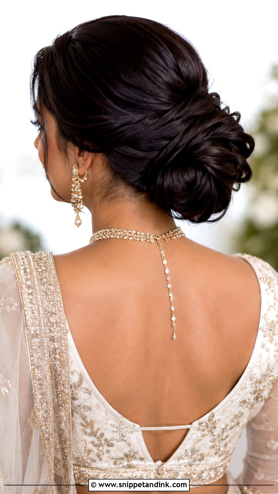 Low Bun Wedding Hair For Long Hair - Snippet and Ink - 15 Low Bun Wedding Hairstyle Ideas