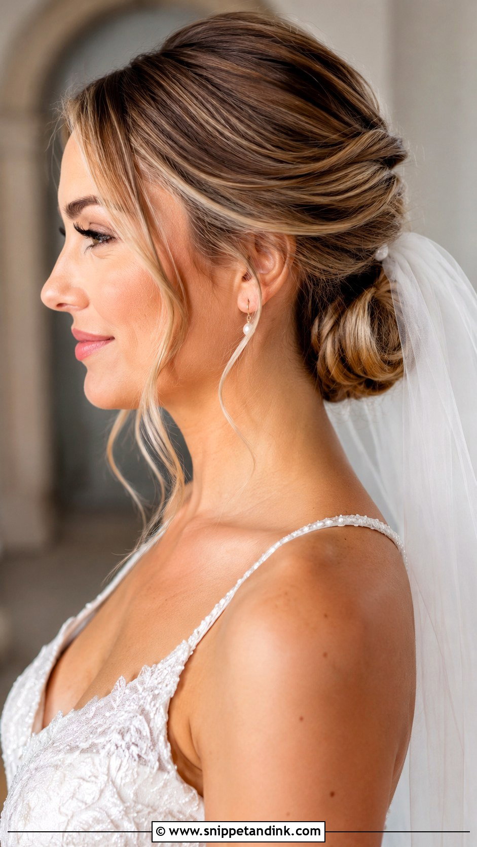 Low Bun Wedding Hairstyle - Snippet and Ink - 15 Wedding Ceremony Hairstyles