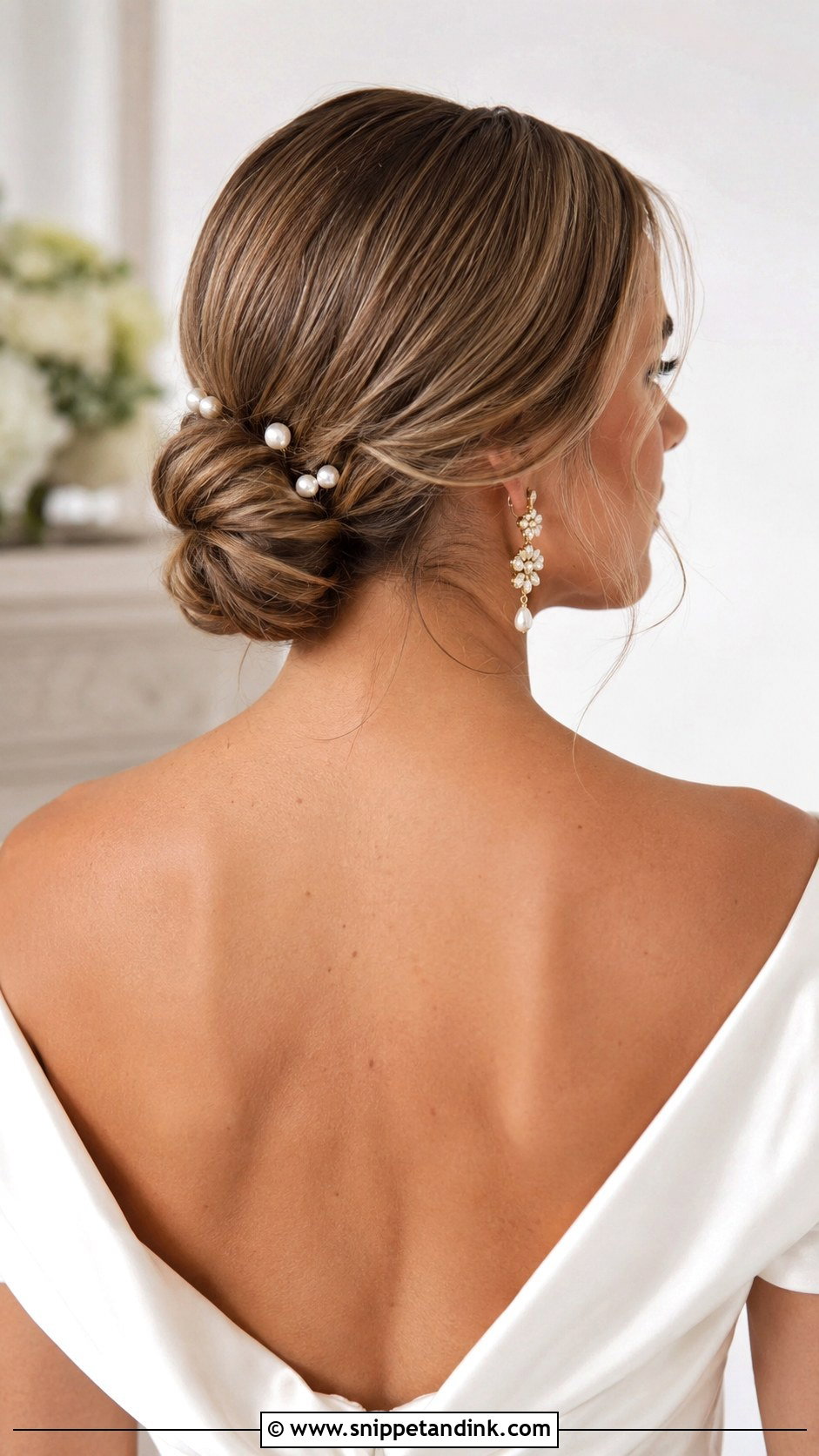 Low Bun Wedding Hairstyle - Snippet and Ink - 20 Western Wedding Hairstyles