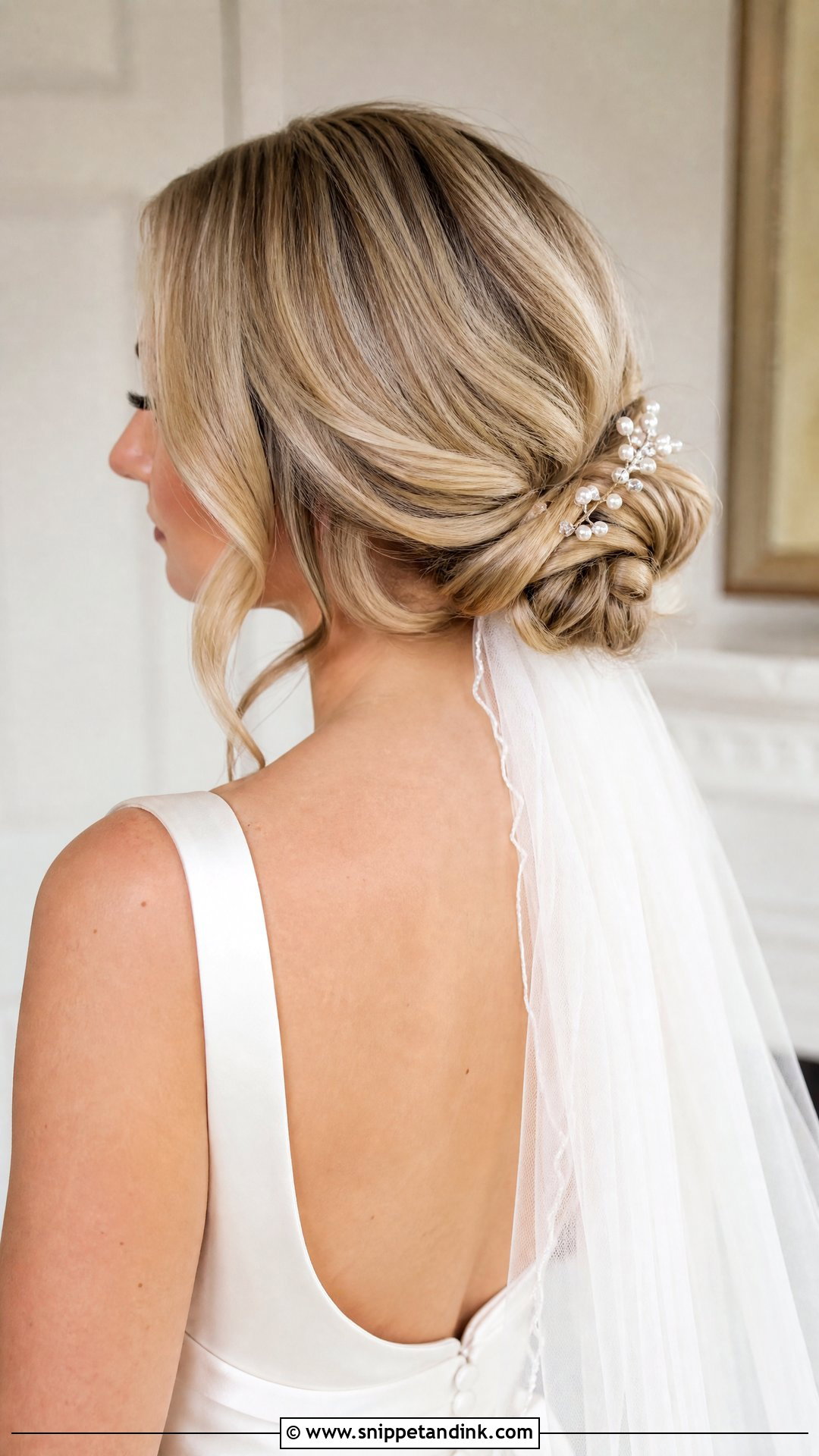 Low Bun Wedding Hairstyle - Snippet and Ink - 15 Easy Do It Yourself Bride Wedding Hairstyles
