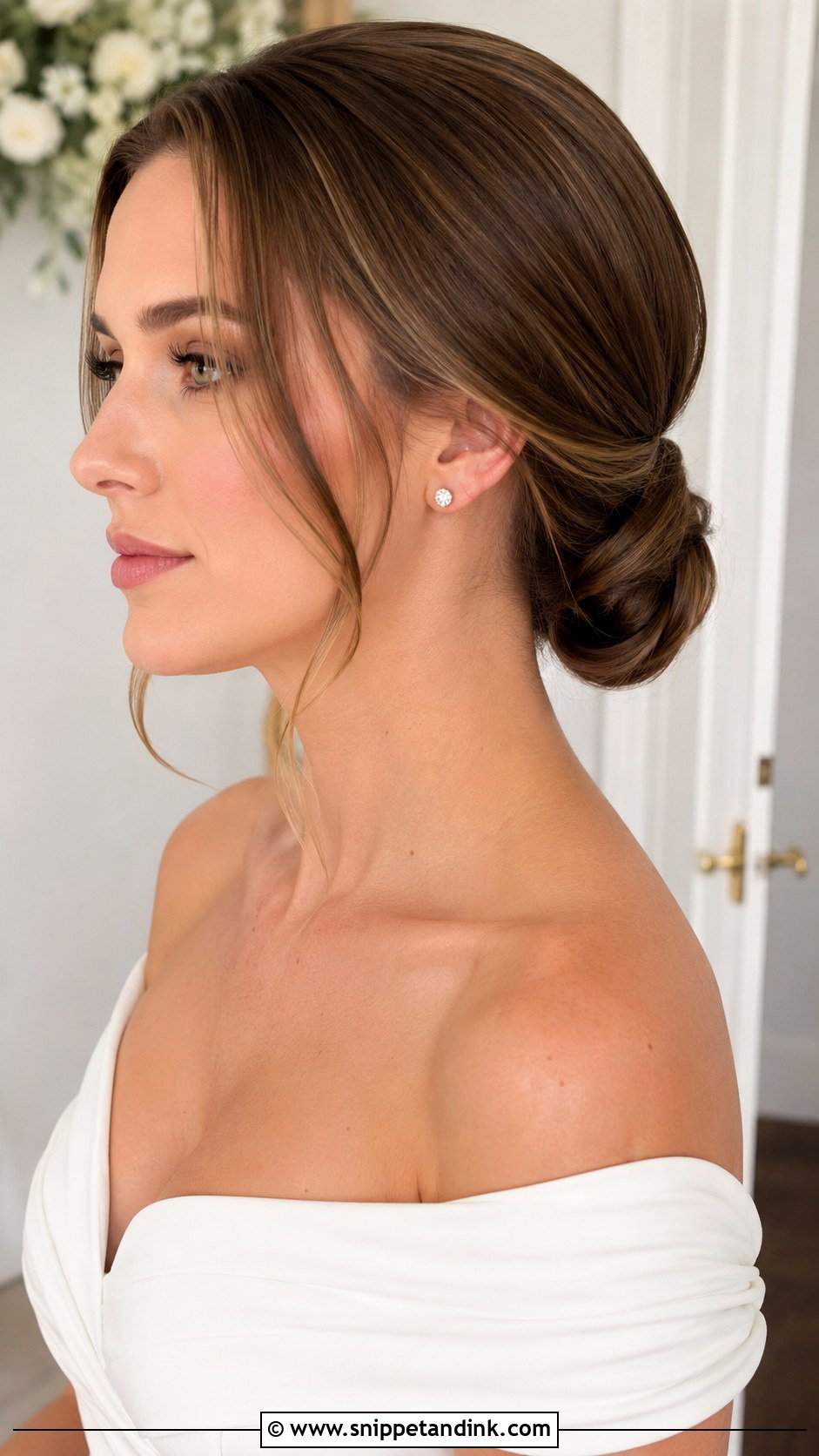 Low Bun Wedding Hairstyle - Snippet and Ink - 25 Wedding Day Hairstyles
