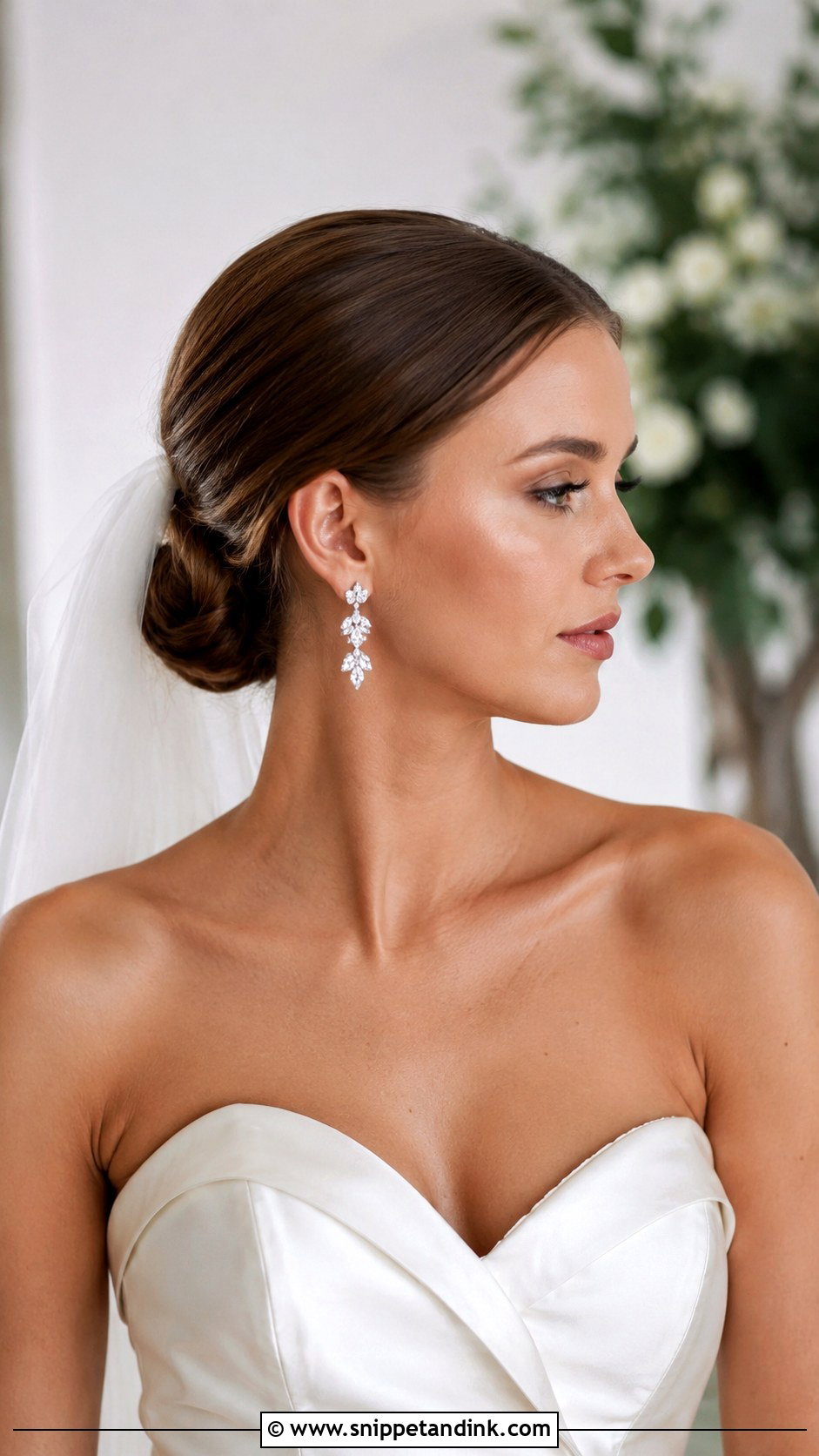 Low Bun Wedding Hairstyle - Snippet and Ink - 30 Bride Wedding Hairstyles