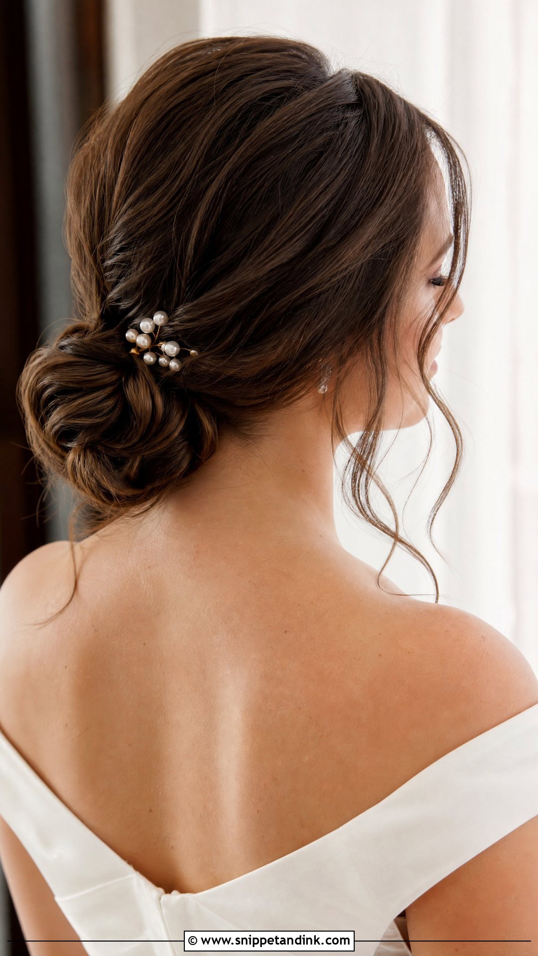 Low Bun Wedding Hairstyle For Bride - Snippet and Ink - 15 Best Wedding Hairstyles the Bride
