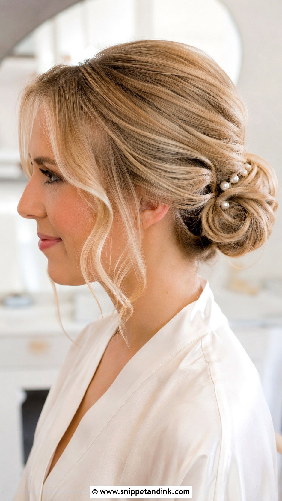 Low Bun Wedding Hairstyle Step By Step - Snippet and Ink - 15 Wedding Hairstyles Step By Step