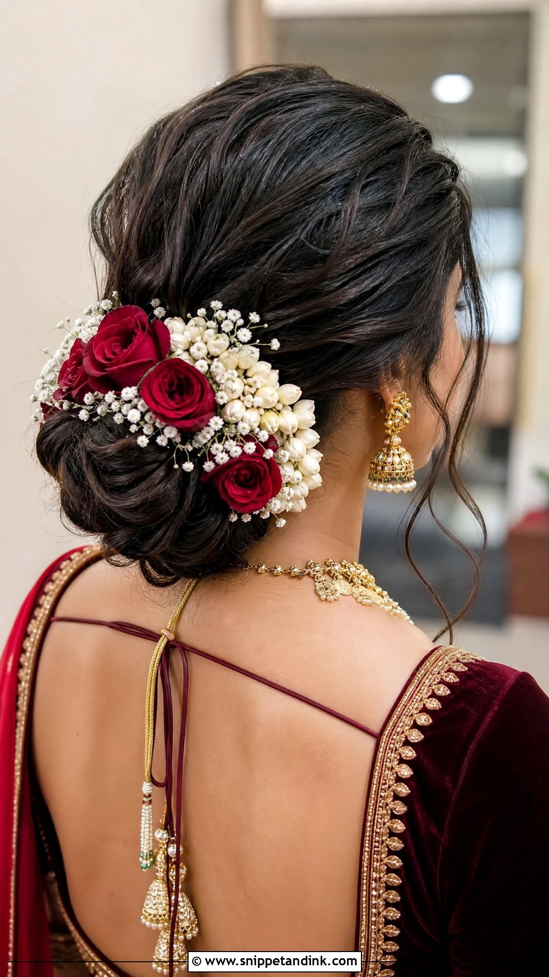 Low Bun Wedding Juda - Snippet and Ink - 20 Wedding Juda Hairstyle Ideas