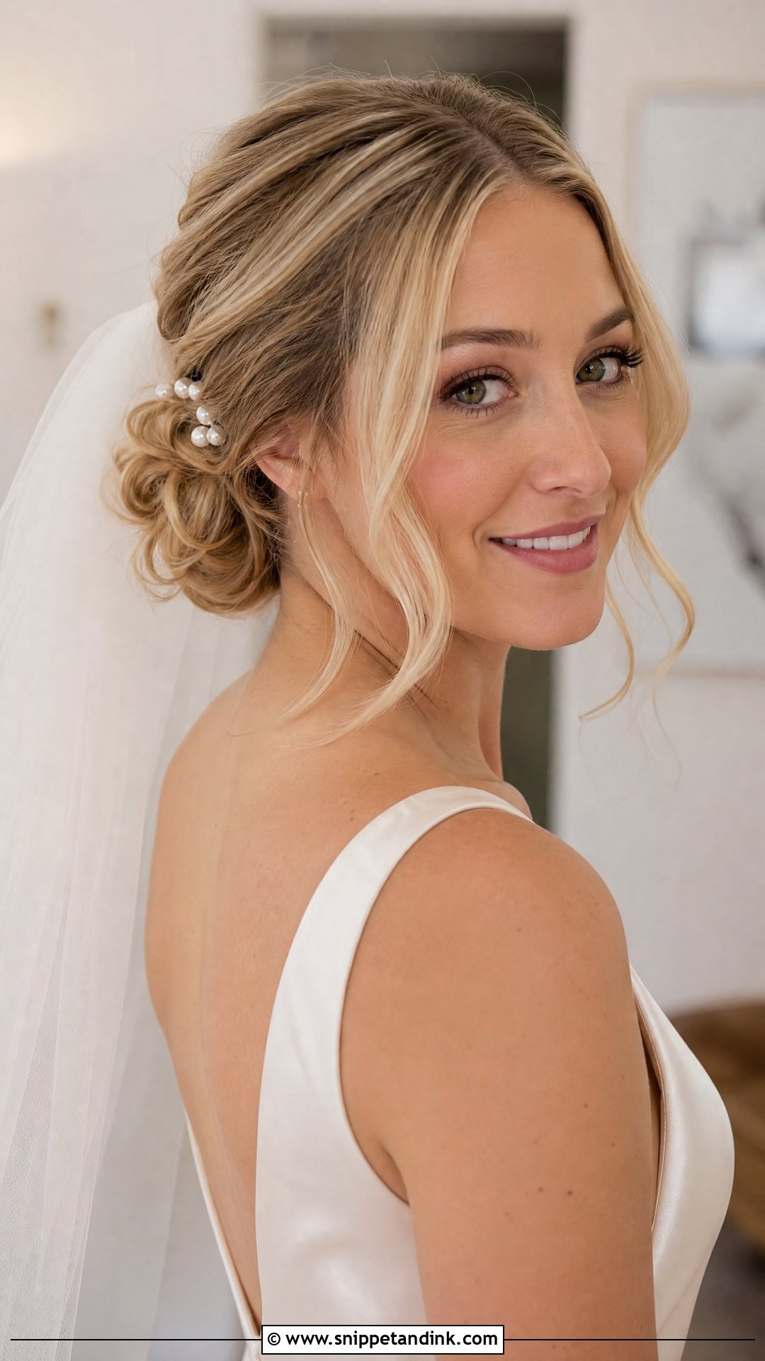 Low Bun Wedding Updo - Snippet and Ink - 15 Easy Wedding Updo Ideas