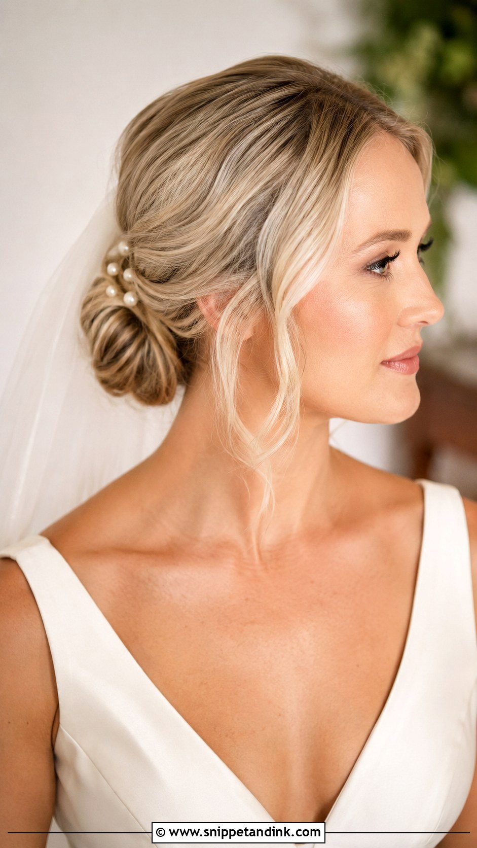 Low Bun Wedding Updo - Snippet and Ink - 15 Updo Hairstyle Wedding Ideas