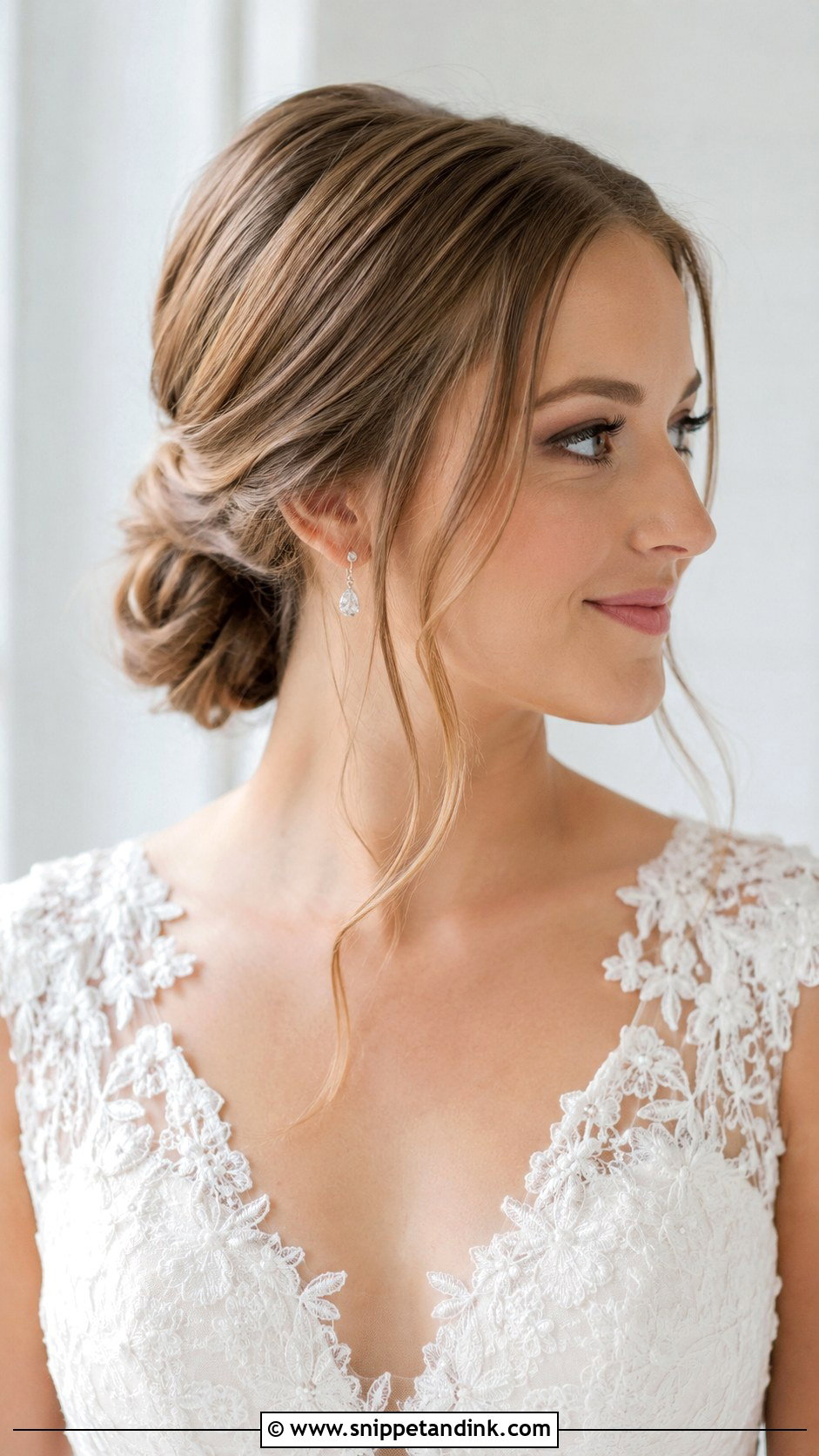 Low Bun Wedding Updo Tutorial - Snippet and Ink - 25 Wedding Hairstyles Tutorial