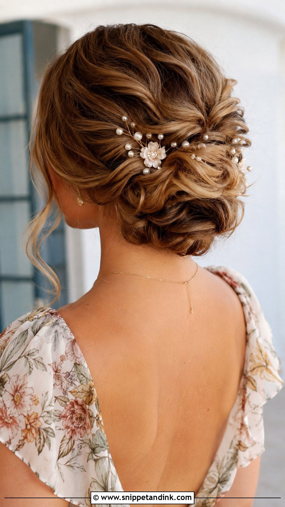 Low Bun With Braided Headband - Snippet and Ink - 25 Wedding Guest Updos for Medium Hair