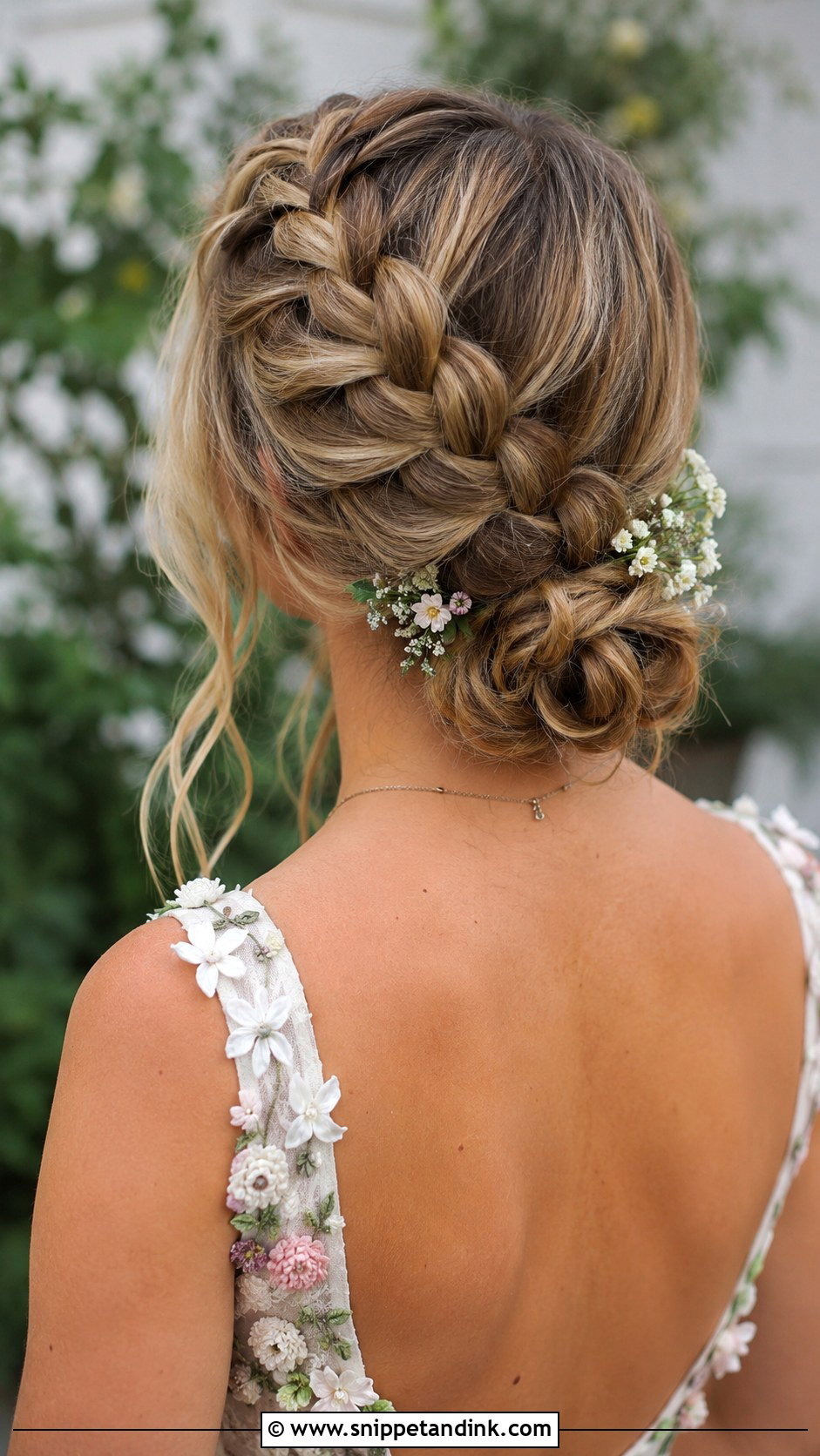 Low Bun With Dutch Braid - Snippet and Ink - 25 Low Bun Hairstyles Wedding