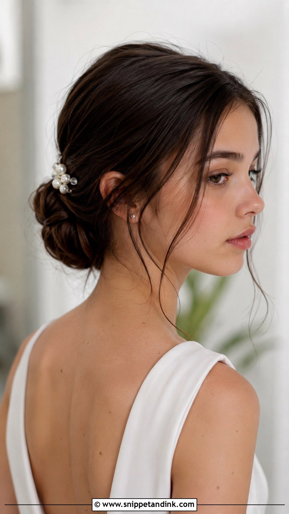 Low Bun With Face Framing Pieces - Snippet and Ink - 25 Confirmation Hairstyles
