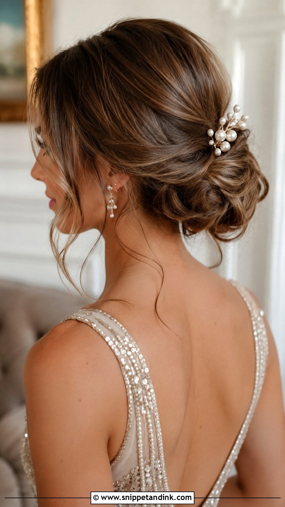 Low Bun With Face Framing Pieces - Snippet and Ink - 30 Simple Hairstyles for Wedding