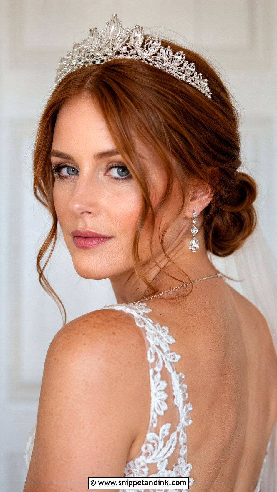 Low Bun With Face Framing Tendrils - Snippet and Ink - 25 Low Bun Hairstyles Wedding
