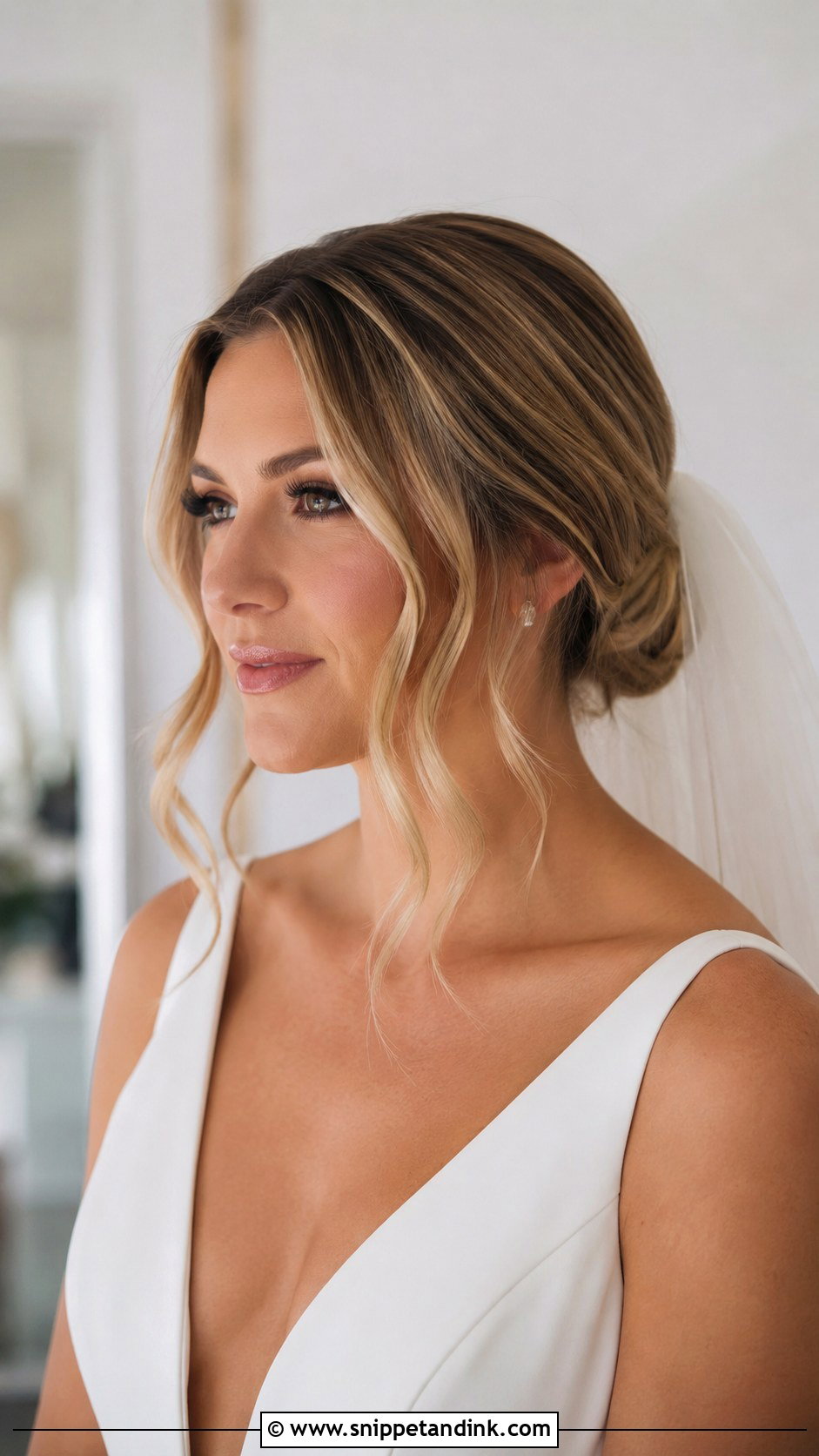 Low Bun With Face Framing Tutorial - Snippet and Ink - 20 Bridal Hairstyle Tutorial Ideas