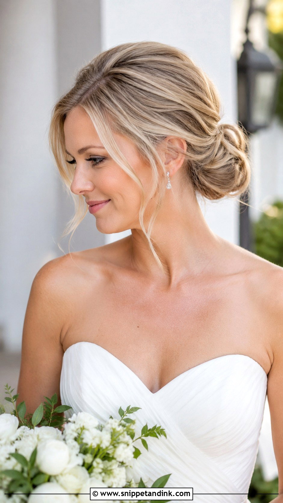 Low Bun With Soft Volume for Fine Hair - Snippet and Ink - 20 Wedding Hairstyles for Fine Hair