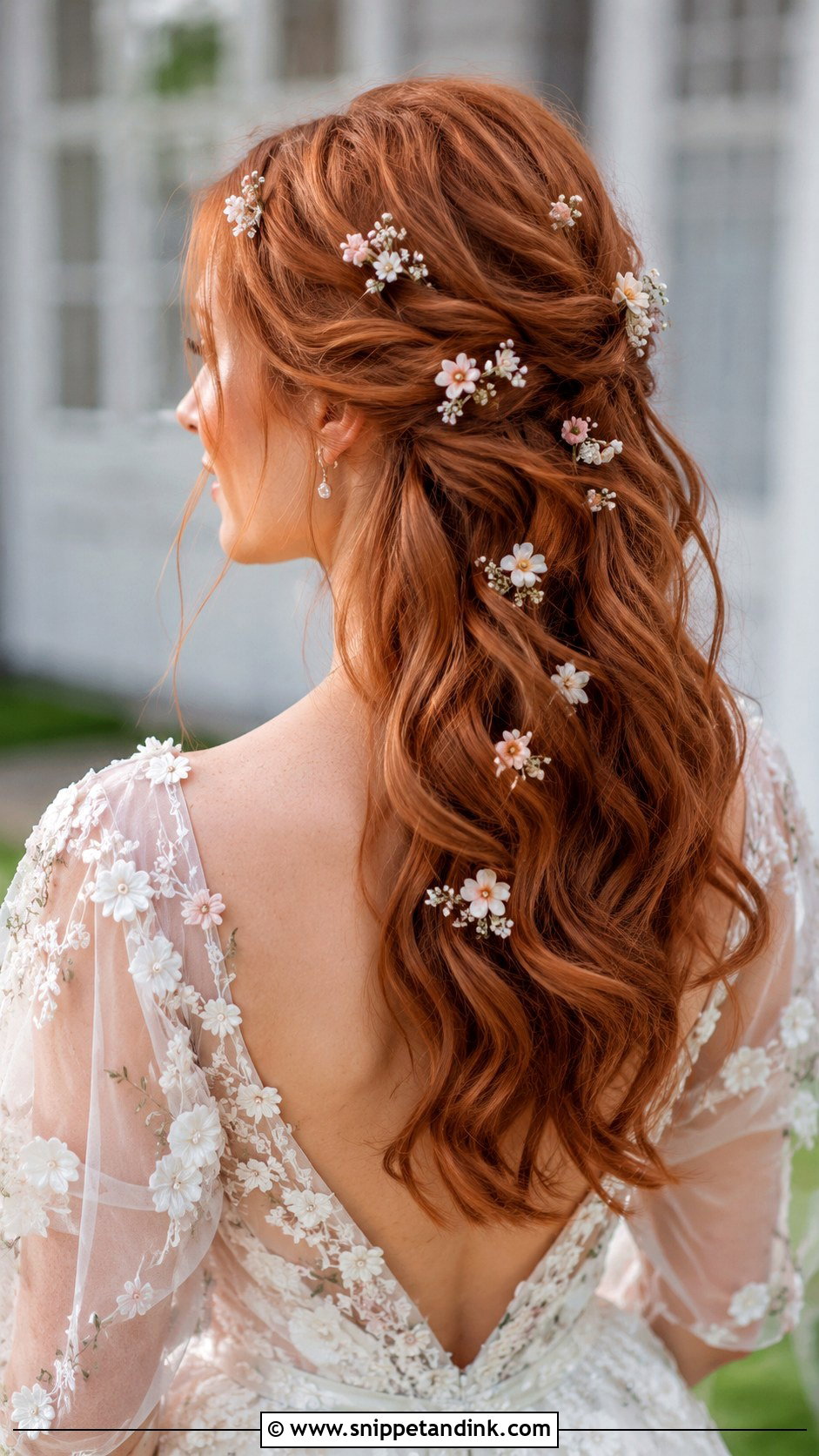Low Bun With Veil for Elopement - Snippet and Ink - 20 Elopement Hair Ideas