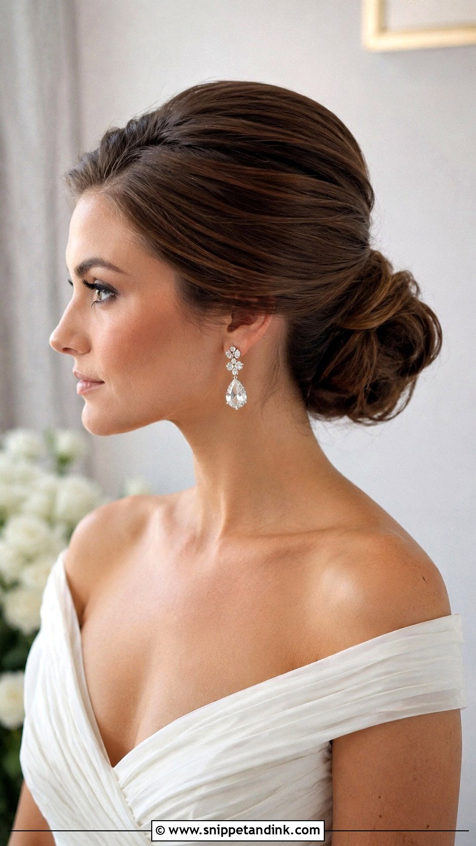 Low Bun With Volume on Top - Snippet and Ink - 20 Low Bun Wedding Guest Hair Ideas
