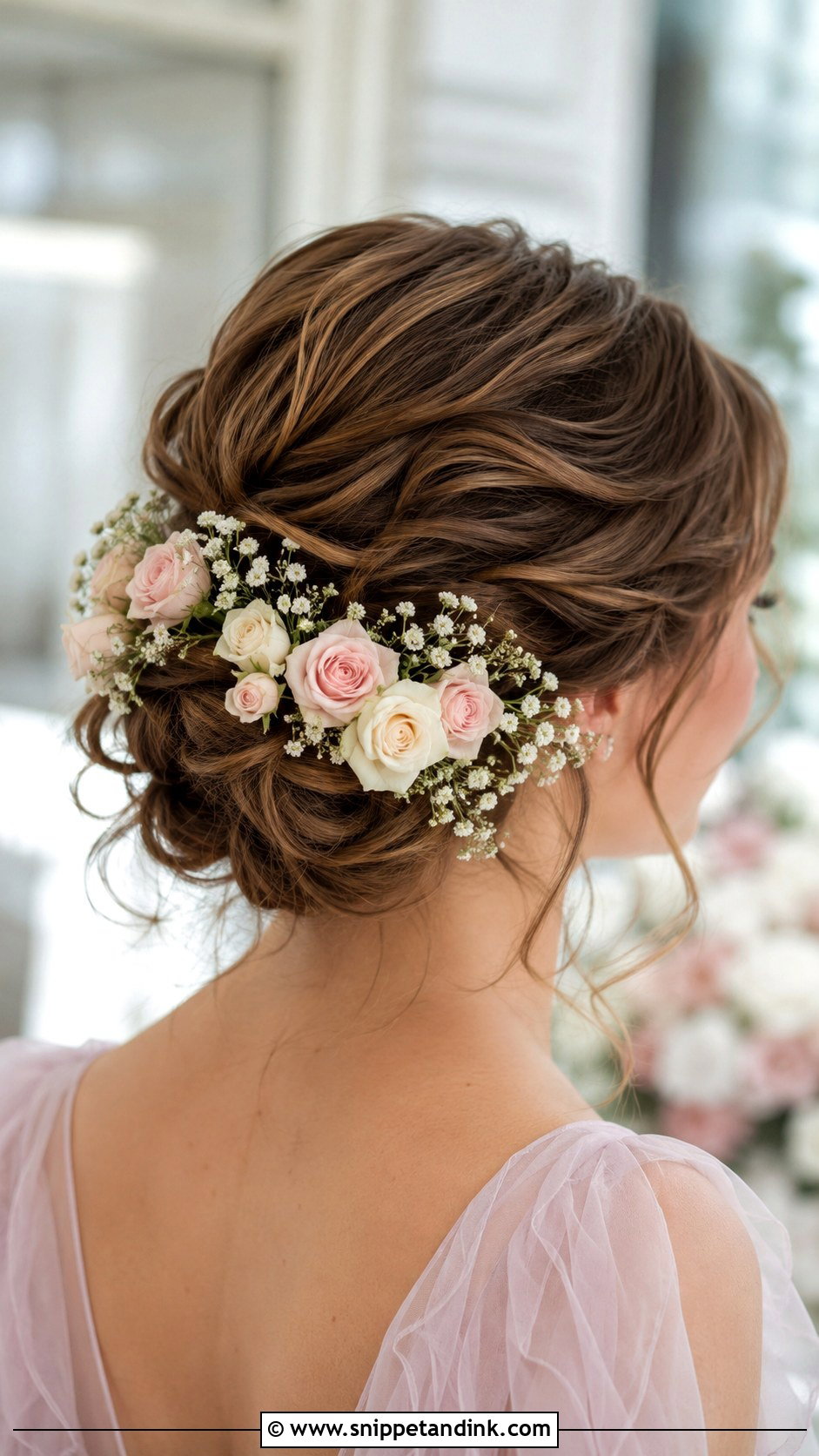 Low Bun for Engagement - Snippet and Ink - 25 Simple Engagement Hairstyles