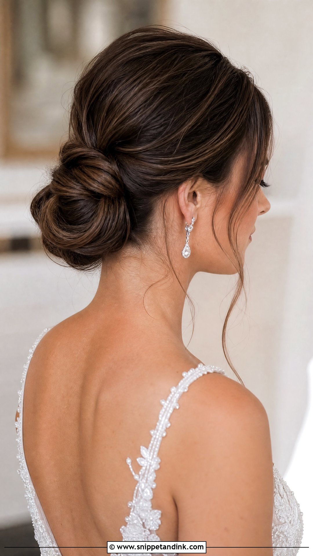 Low Bun for Fine Hair - Snippet and Ink - 20 Wedding Guest Hair for Fine Hair Ideas