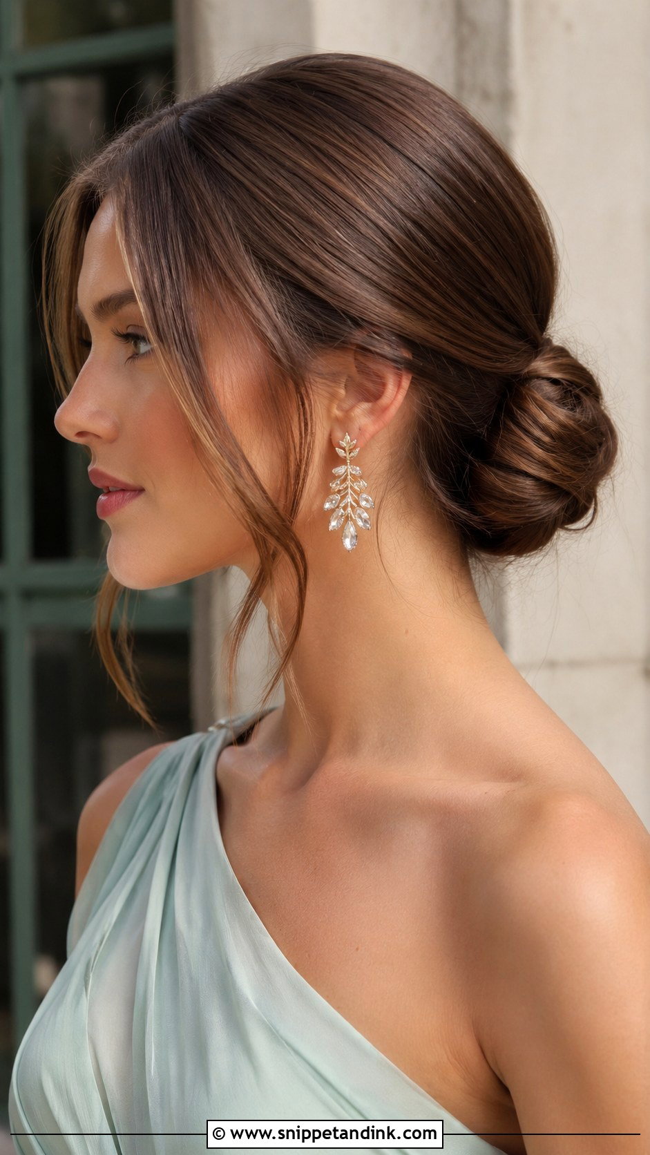 Low Bun for Wedding Guest - Snippet and Ink - 35 Hairstyles for Wedding Guest