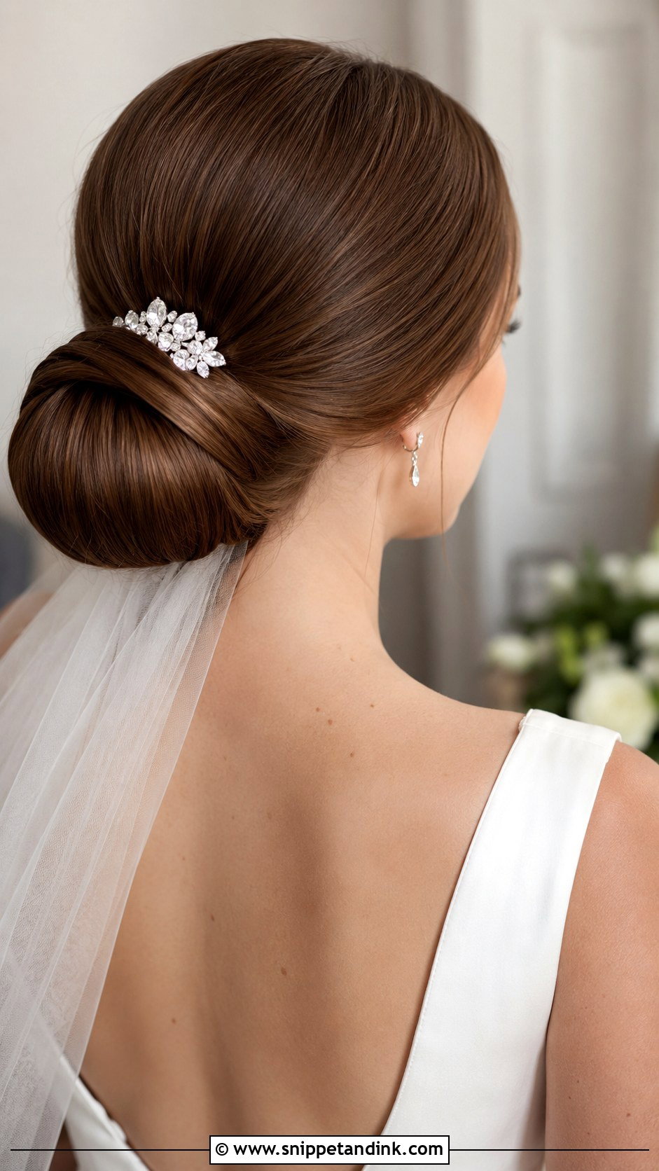Low Chignon - Snippet and Ink - 20 Wedding Hairstyles for Women