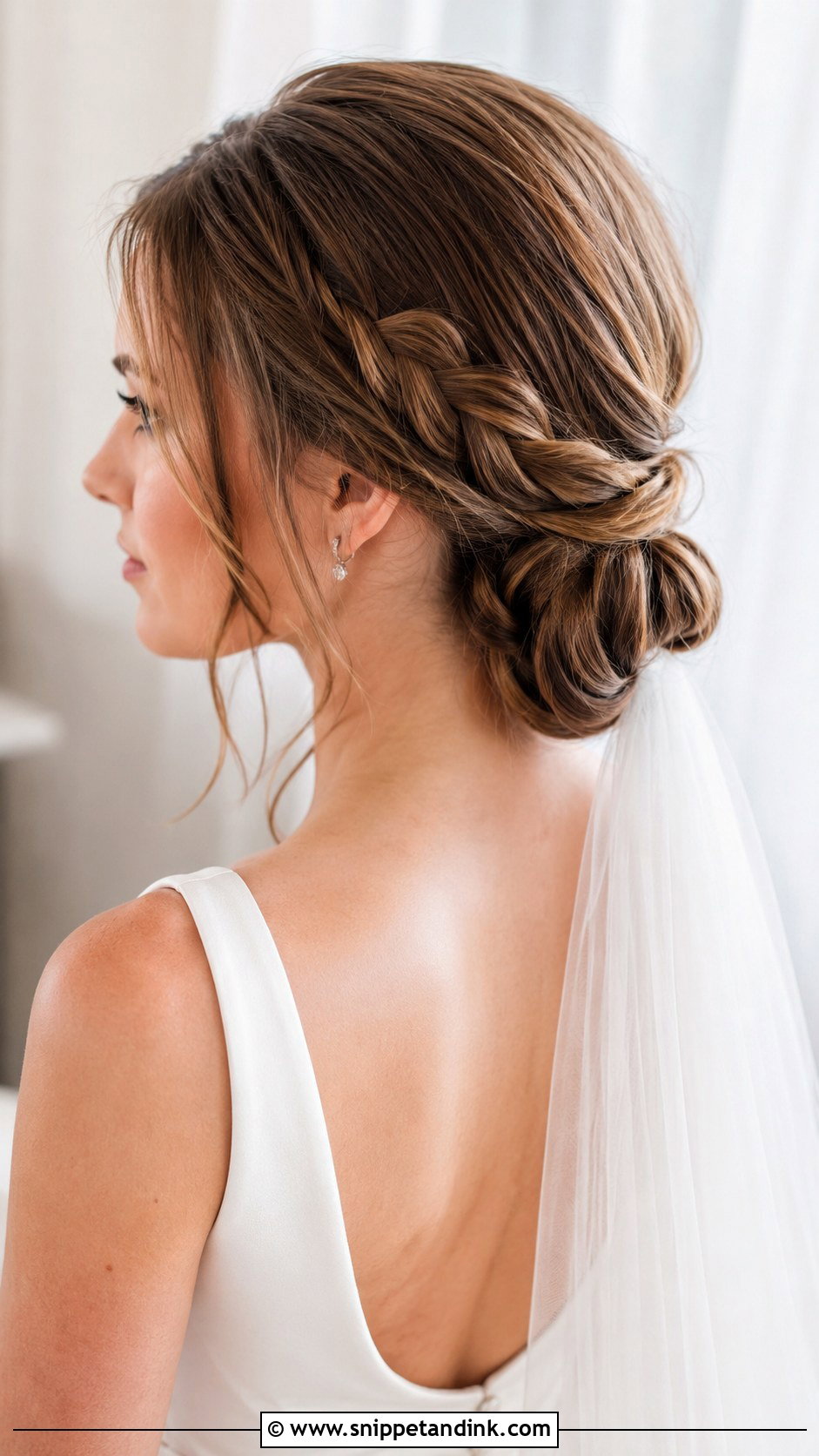 Low Chignon Bridal Updo - Snippet and Ink - 20 Bride Hair Styles 2024
