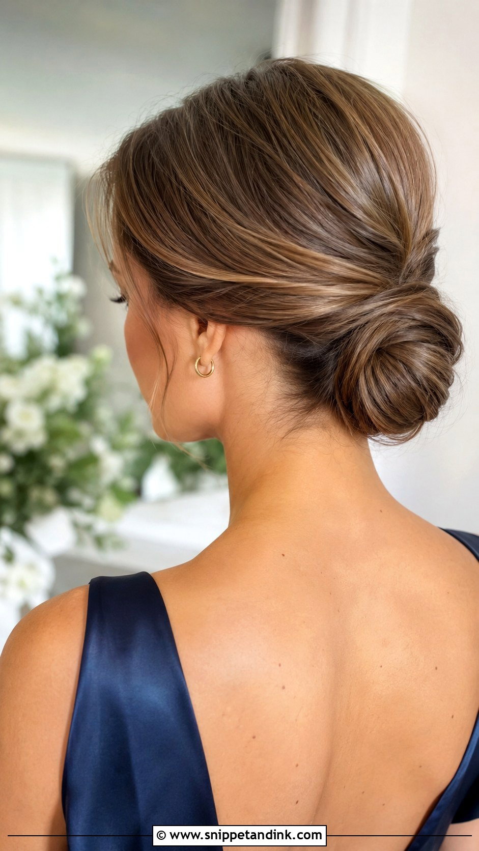 Low Chignon Bridesmaid Hair - Snippet and Ink - 20 Bridesmaid Hair Low Bun Ideas