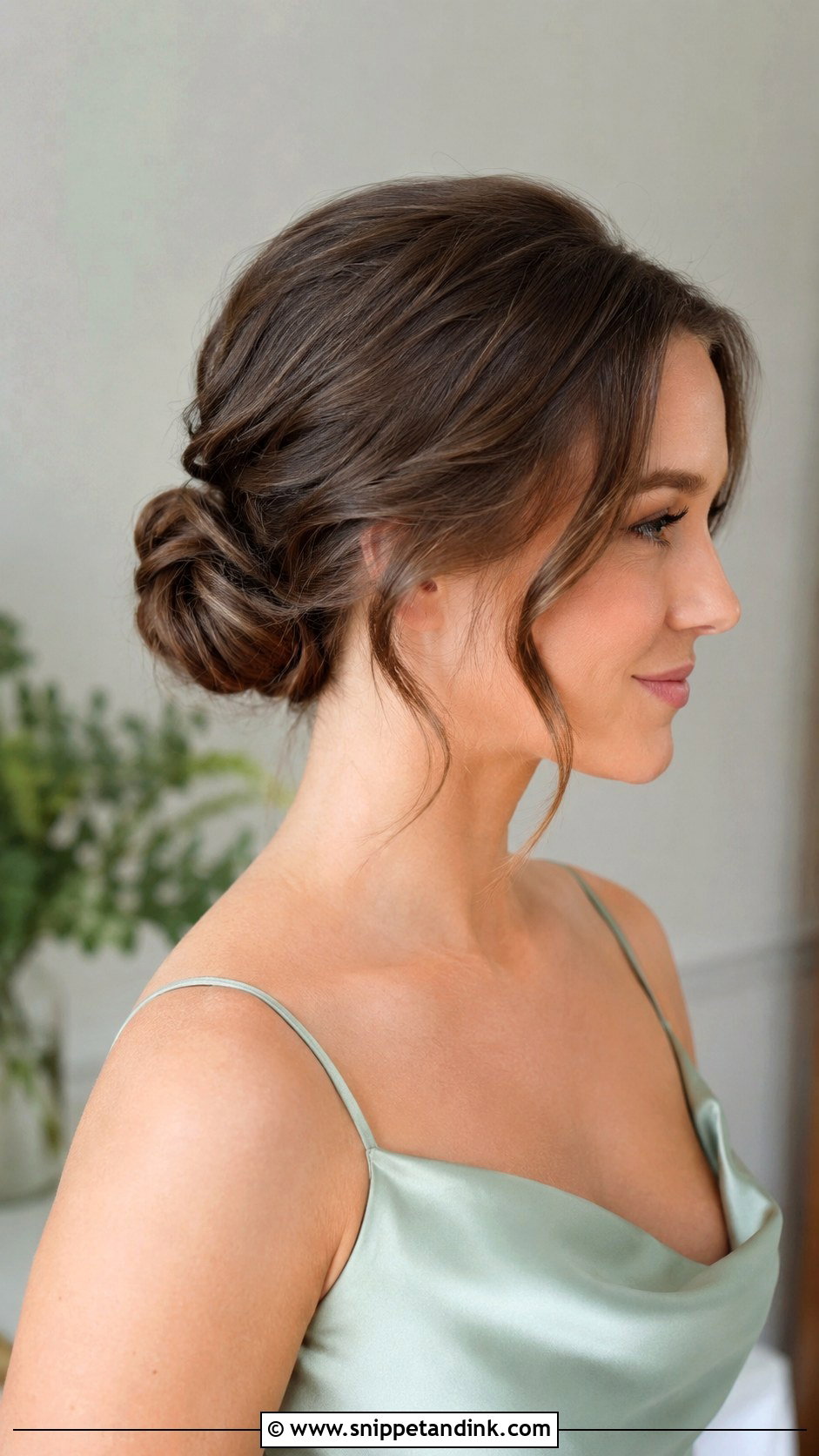 Low Chignon Bridesmaid Updo - Snippet and Ink - 20 Updo Hair Styles for Bridesmaids