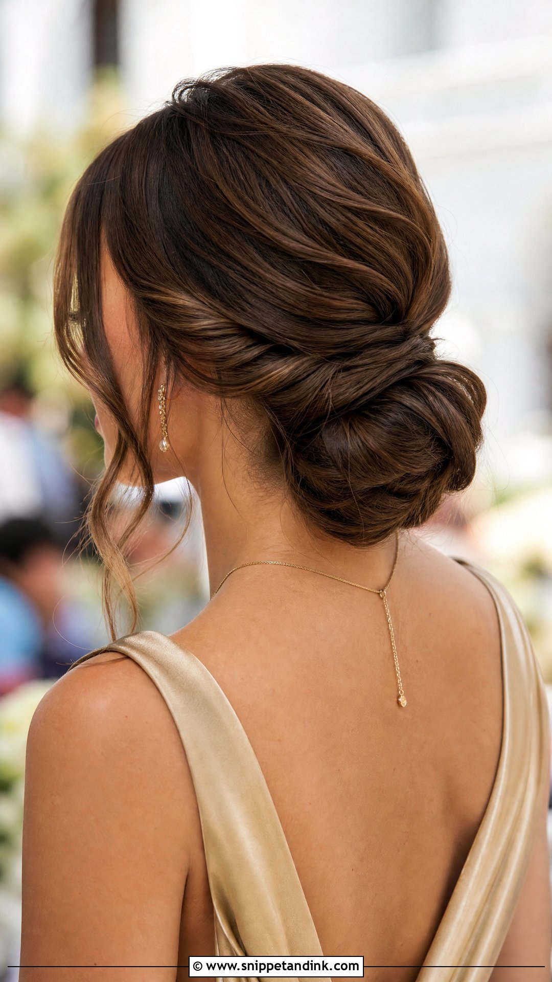 Low Chignon Wedding Guest Hair - Snippet and Ink - 15 Casual Wedding Guest Hair Ideas