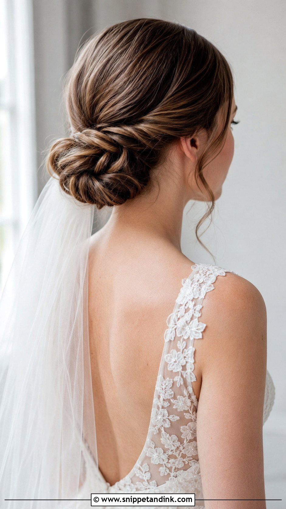 Low Chignon Wedding Hair - Snippet and Ink - 25 Wedding Hair Bride Ideas