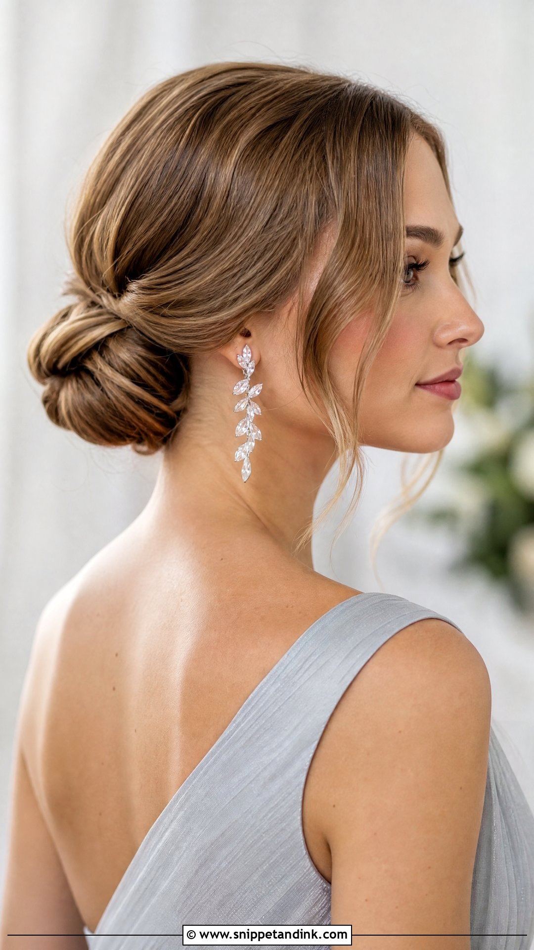 Low Chignon Wedding Hairstyle - Snippet and Ink - 20 Wedding Hairstyle Ideas
