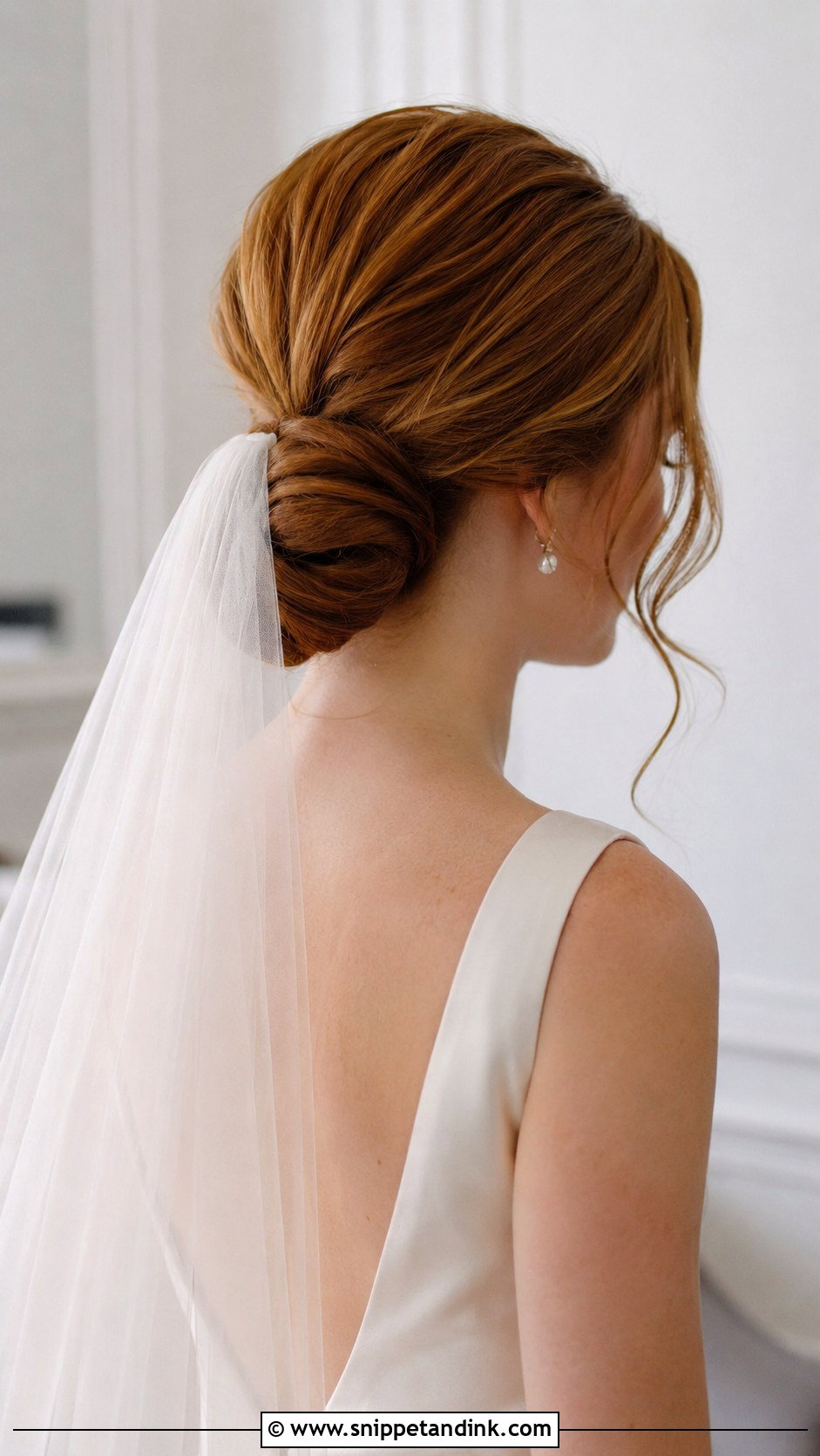 Low Chignon Wedding Hairstyle - Snippet and Ink - 25 Wedding Day Hairstyles